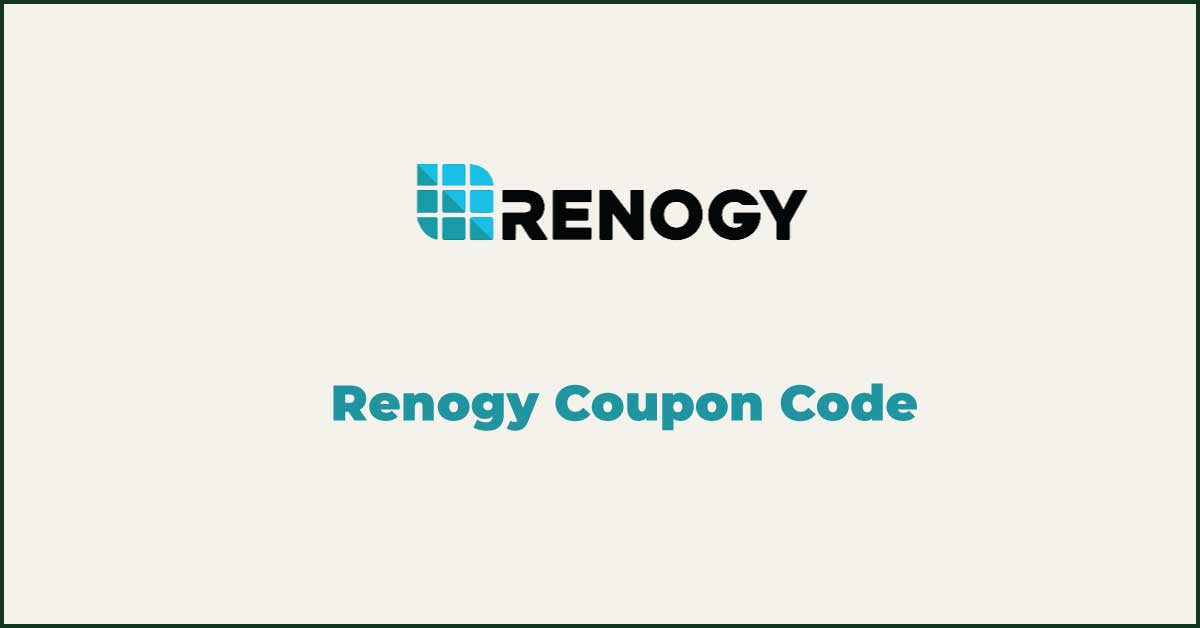 Renogy Coupon Code