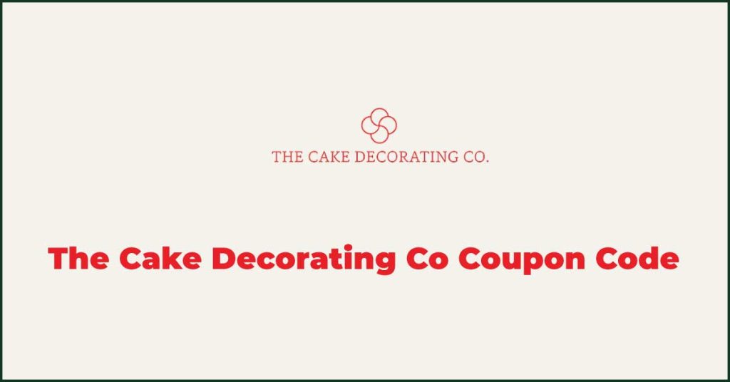 The Cake Decorating Co coupon code