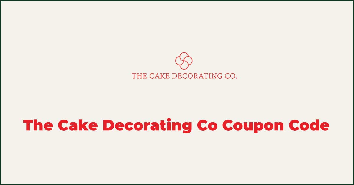The Cake Decorating Co coupon code