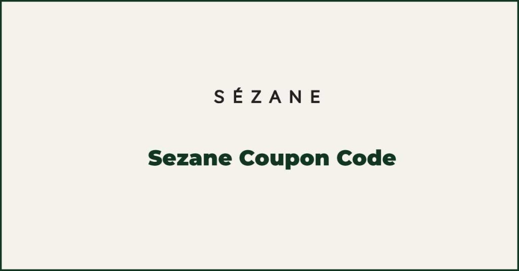 Sezane Coupon Code Septime