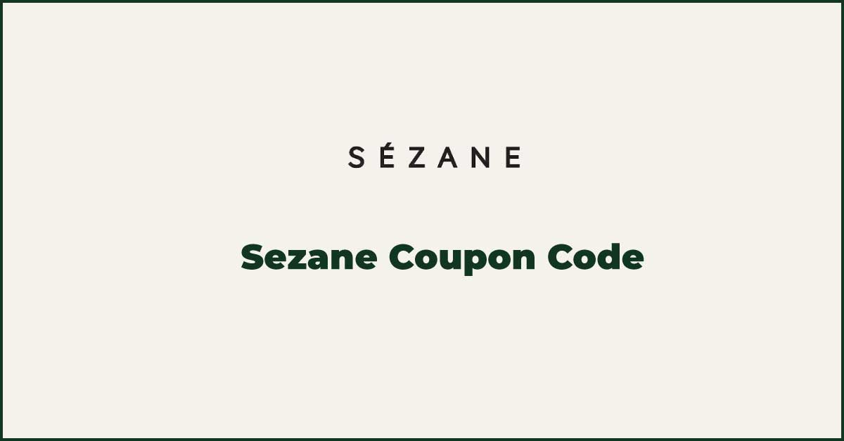 sezane coupon code